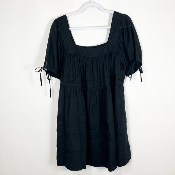 J. Crew Calliste Mini Dress in Cotton Voile in Black Size Small NWT - Picture 2 of 8